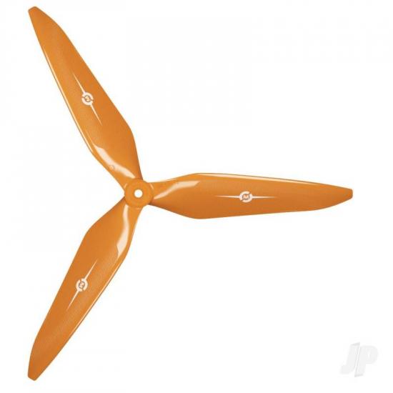 Master Airscrew 12x11 3X Power X-Class Giant Racing Drone Propeller (CCW) Orange