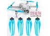 Master Airscrew 7.2x3.8 STEALTH Multirotor Folding Propeller Set x4 Blue for DJI Air 2S