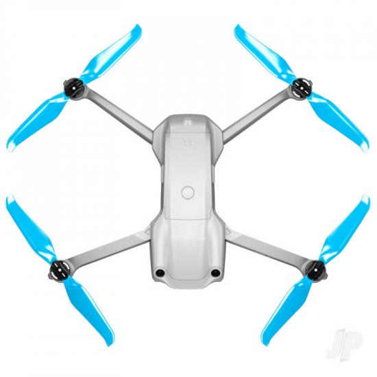 Master Airscrew 7.2x3.8 STEALTH Multirotor Folding Propeller Set x4 Blue for DJI Air 2S