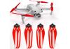 Master Airscrew 7.2x3.8 STEALTH Multirotor Folding Propeller Set x4 Red for DJI Air 2S