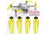 Master Airscrew 7.2x3.8 STEALTH Multirotor Folding Propeller Set x4 Yellow for DJI Air 2S