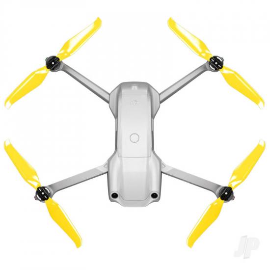 Master Airscrew 7.2x3.8 STEALTH Multirotor Folding Propeller Set x4 Yellow for DJI Air 2S