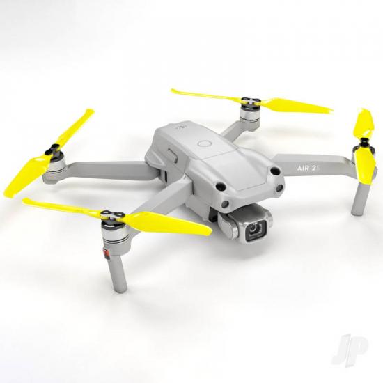Master Airscrew 7.2x3.8 STEALTH Multirotor Folding Propeller Set x4 Yellow for DJI Air 2S