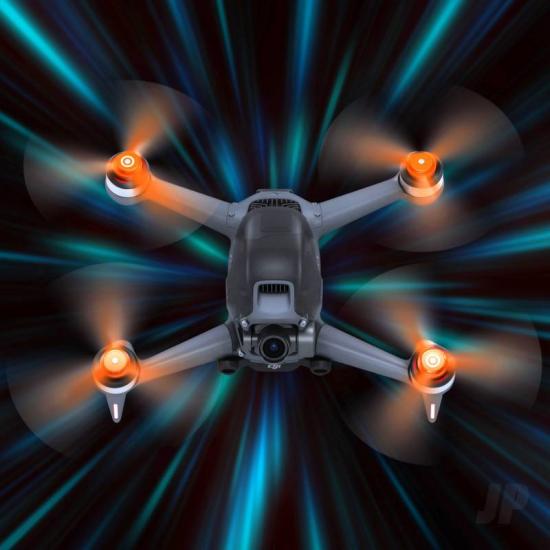 Master Airscrew LUDICROUS Multirotor 3-Blade Propeller Set x4 Orange for DJI FPV