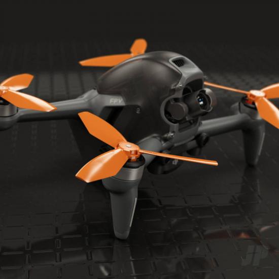 Master Airscrew LUDICROUS Multirotor 3-Blade Propeller Set x4 Orange for DJI FPV