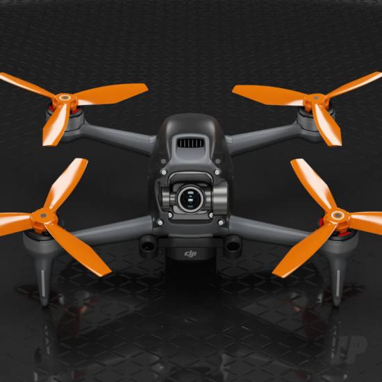 Master Airscrew LUDICROUS Multirotor 3-Blade Propeller Set x4 Orange for DJI FPV