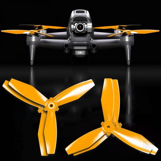 Master Airscrew LUDICROUS Multirotor 3-Blade Propeller Set x4 Orange for DJI FPV
