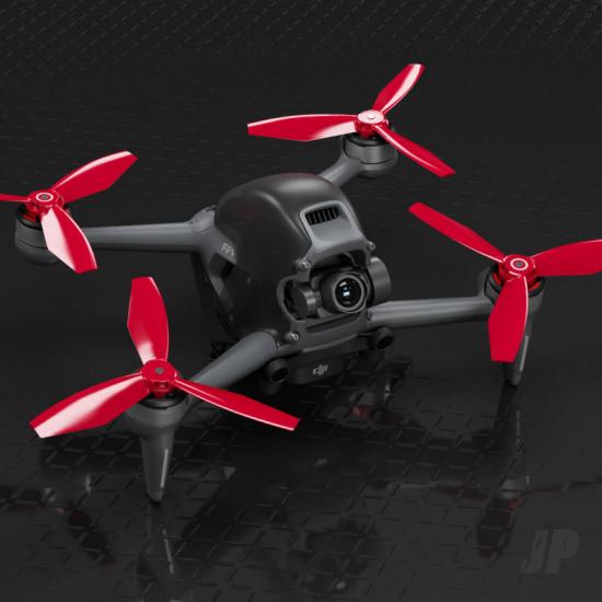Master Airscrew LUDICROUS Multirotor 3-Blade Propeller Set x4 Red for DJI FPV