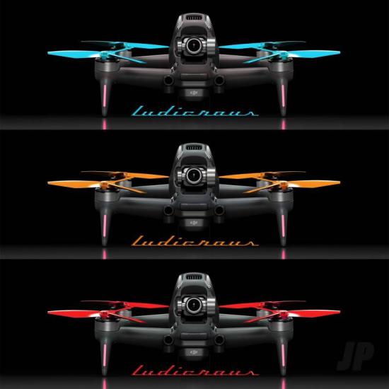 Master Airscrew LUDICROUS Multirotor 3-Blade Propeller Set x4 Red for DJI FPV