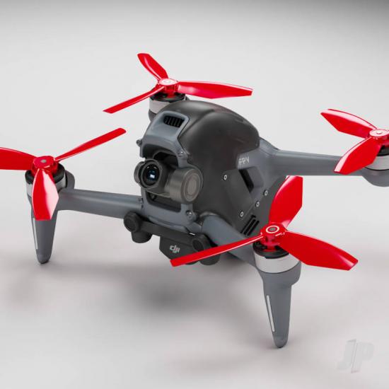 Master Airscrew LUDICROUS Multirotor 3-Blade Propeller Set x4 Red for DJI FPV
