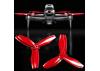 Master Airscrew LUDICROUS Multirotor 3-Blade Propeller Set x4 Red for DJI FPV