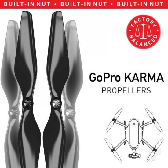 Master Airscrew MR-KR - 10x4.5 Prop C Set x4 Black for GoPro KARMA