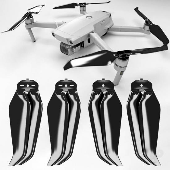 Master Airscrew 8.9x4.9 ENDURE Multirotor Folding Propeller Set x4 Black for DJI Mavic 2 Zoom, Pro + Ent.