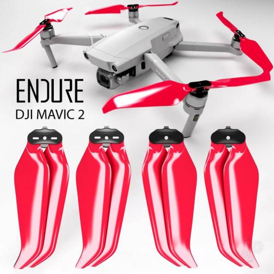 Master Airscrew 8.9x4.9 ENDURE Multirotor Folding Propeller Set x4 Red for DJI Mavic 2 Zoom, Pro + Ent.