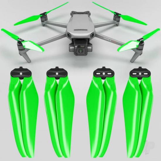 Master Airscrew 9.4x5.3 STEALTH Multirotor Folding Propeller Set x4 Green for DJI Mavic 3