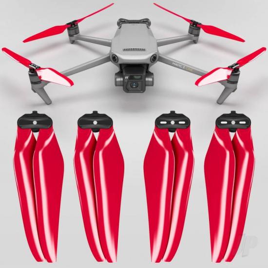 Master Airscrew 9.4x5.3 STEALTH Multirotor Folding Propeller Set x4 Red for DJI Mavic 3