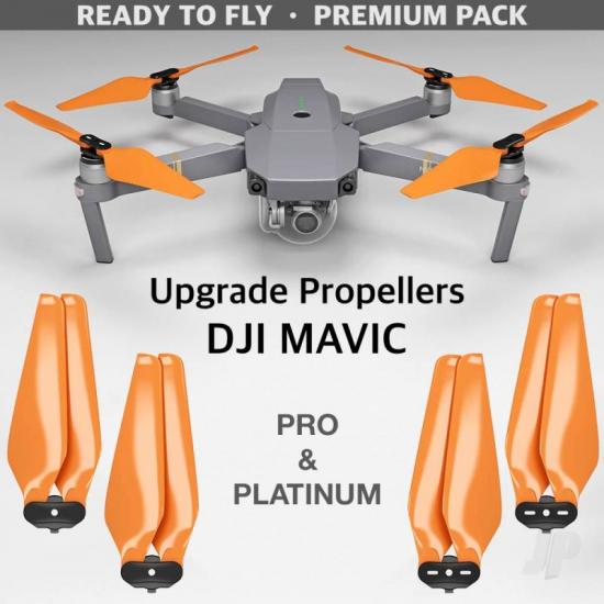 Master Airscrew MR-MC - 8.3x4.4 Prop F Set x4 Orange for DJI MAVIC