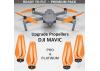 Master Airscrew MR-MC - 8.3x4.4 Prop F Set x4 Orange for DJI MAVIC