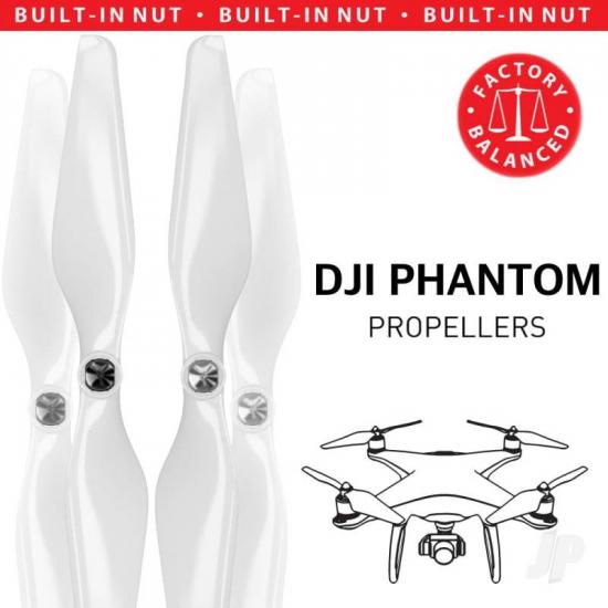 Master Airscrew MR-PH - 9.4x5 Prop C Set x4 White for DJI PHANTOM 1-4 gen.