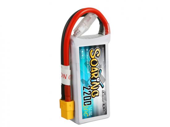 Gens Ace Soaring Series Mini LiPo - 3S 11.1V 2200mAh 20C - XT60