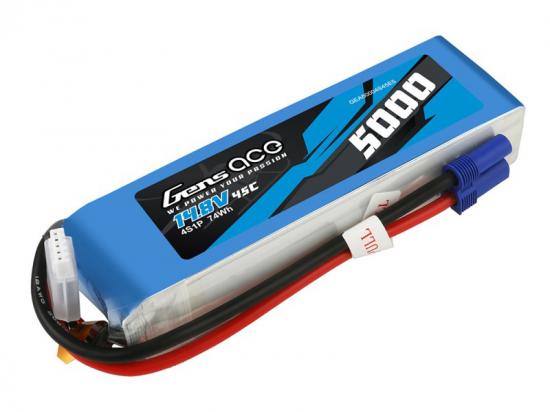 Gens Ace LiPo - 6S 22.2V 5000mAh 45C - EC5