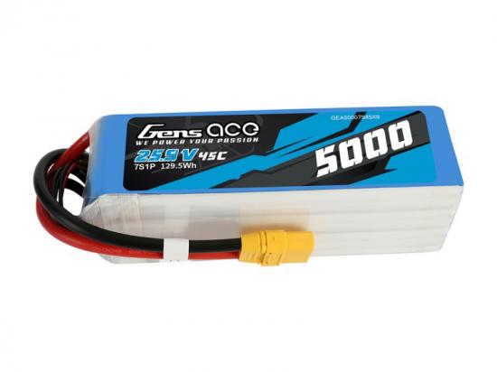 Gens Ace LiPo - 7S 25.9V 5000mAh 45C - XT90