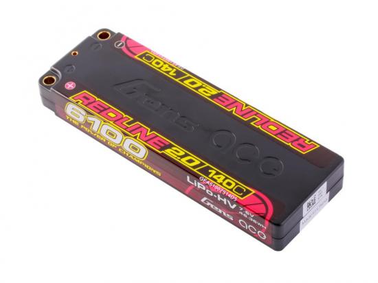 Gens Ace Redline 2.0 Race HV LiPo - 7.6V 6100mAh 140C RL2 - 5mm