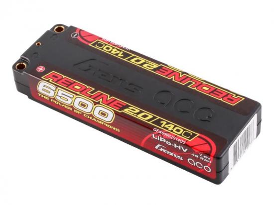 Gens Ace Redline 2.0 Race HV LiPo - 7.6V 6500mAh 140C RL2 - 5mm