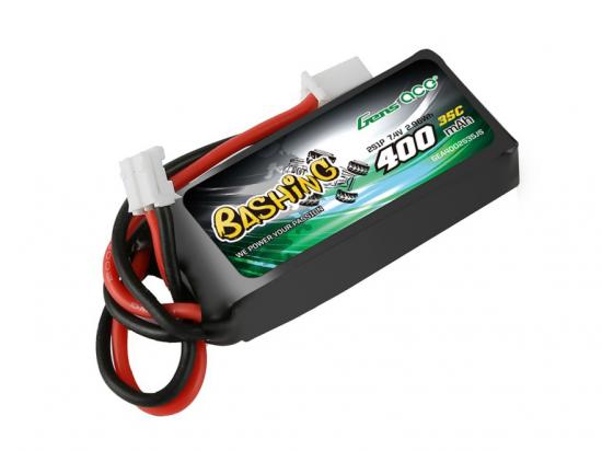 Gens Ace 2S 7.4V 400mAh 35C with JST (Axial SCX24)