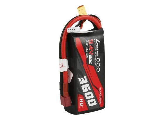 Gens Ace HV LiPo - 3S 11.4V 3600mAh 60C - Deans