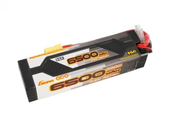 Gens Ace Advanced Hard Case Smart LiPo - 3S HV 11.4V 6500mAh 60C - EC5