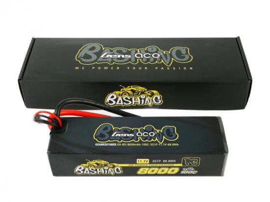 Gens Ace Bashing Series LiPo - 3S 11.1V 8000mah 100C - EC5