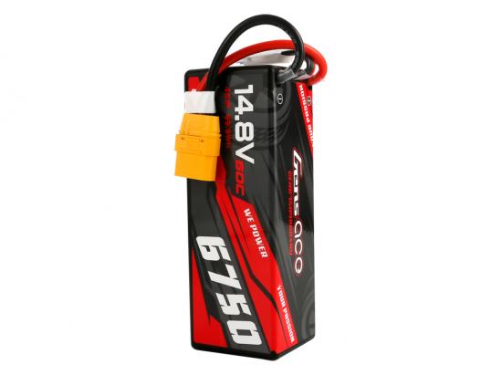 Gens Ace Hard Case LiPo - 4S 14.8V 6750mAh 60C with XT90
