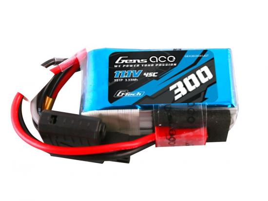 Gens Ace G-Tech LiPo - 3S 11.1V 300mAh 45C - JST