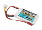 Gens Ace LiPo - 3S 11.1V 450mAh 30C Soaring with JST-SYP