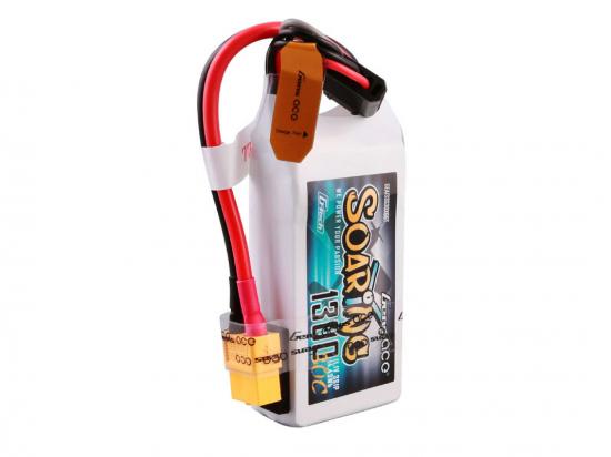 Gens Ace G-Tech LiPo - 3S 11.1V 1300mAh 30C Soaring with XT60