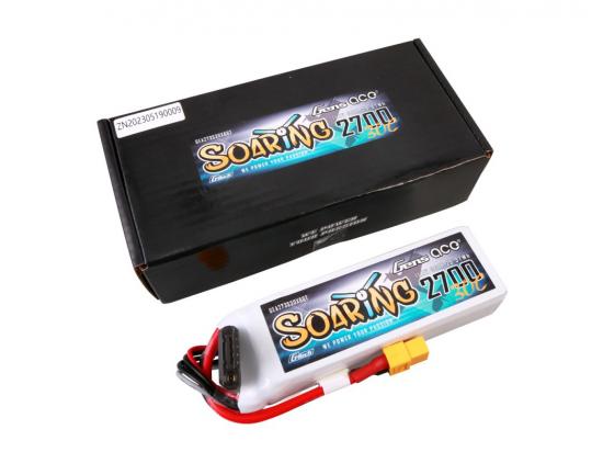 Gens Ace G-Tech LiPo - 3S 11.1V 2700mAh 30C Soaring with XT60