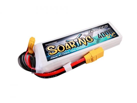 Gens Ace G-Tech LiPo - 3S 11.1V 4000mAh 30C Soaring with XT90