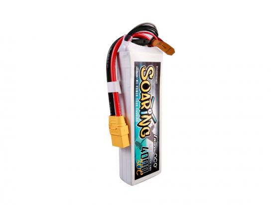 Gens Ace G-Tech LiPo - 3S 11.1V 4000mAh 30C Soaring with XT90