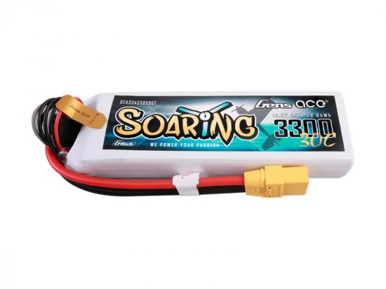 Gens Ace G-Tech LiPo - 4S 14.8V 3300mAh 30C Soaring with XT90