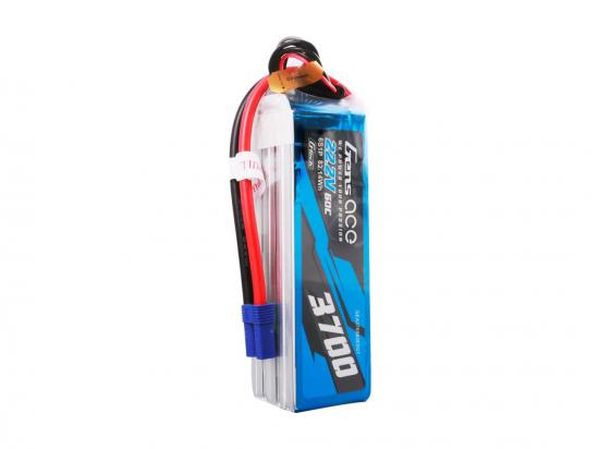 Li-Po G-Tech 6S 22.2V 3700mAh 60C with EC5