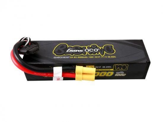 Gens Ace G-Tech Bashing LiPo - 3S 11.1V 8000mAh 100C - EC5