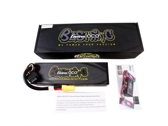 Gens Ace G-Tech Bashing LiPo - 3S 11.1V 8000mAh 100C - EC5