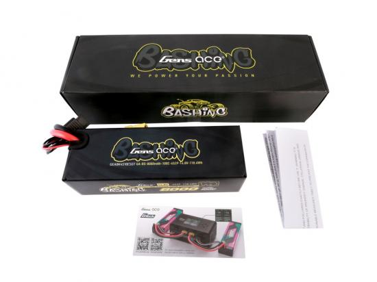 Gens Ace G-Tech Bashing LiPo - 4S 14.8V 8000mAh 100C - EC5