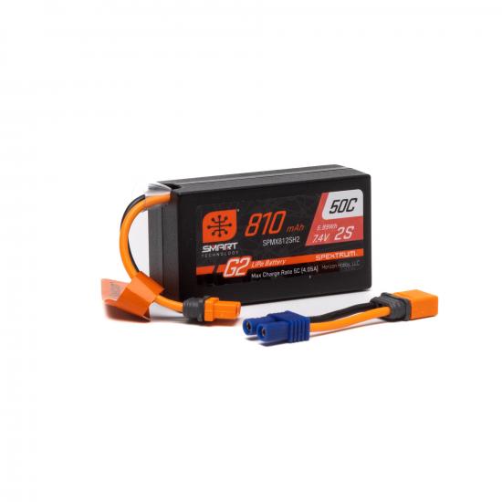 Spektrum G2 LiPo - 7.4V 810mAh 2S 50C - IC2