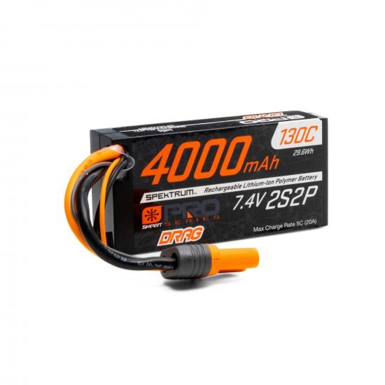 Spektrum SPMXDRB1 Spektrum Shorty 7.4V 4000mAh 2S 130C SMART LiPo