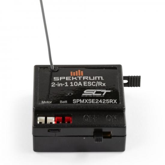 10 AMP Brushed 2-in-1 ESC / SLT Receiver Combo