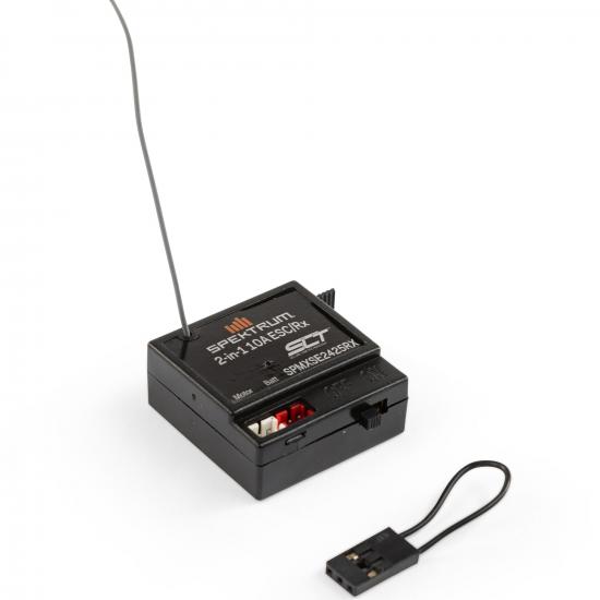 10 AMP Brushed 2-in-1 ESC / SLT Receiver Combo