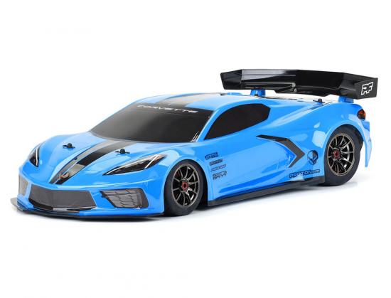 Protoform Chevy Corvette C8 Arrma Felony Bodyshell - Pre Painted Blue