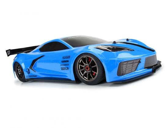Protoform Chevy Corvette C8 Arrma Felony Bodyshell - Pre Painted Blue